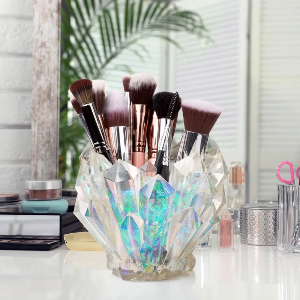 Crystal Makeup Brush Holder